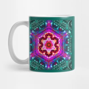 Metatronic Motion - Teal Flux Mug